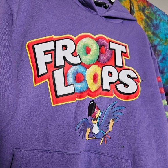 Froot Loops Kids Purple Hoodie - Picture 3 of 6